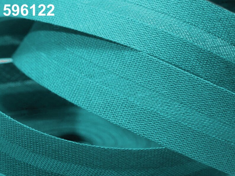 1 Sky Blue, 5mtrs - 100% Cotton Bias Binding Tape 25mm 1 Sky Blue, 5mtrs - 100% Cotton Bias Binding Tape 25mm