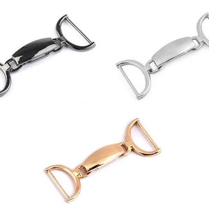 Decorative metal clasp buckle, clasp for jacket, vest, bag, leather goods