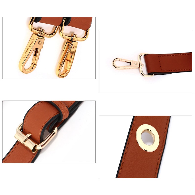 Bandoulière anse de sac simili cuir avec mousquetons / | Etsy