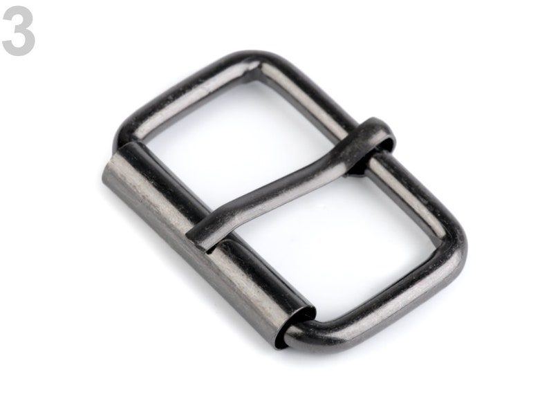 Boucle de ceinture metal / 20-25-32mm / Argent, bronze, noir / Boucle ajustable pour sangles ou ceintures Argent noirci