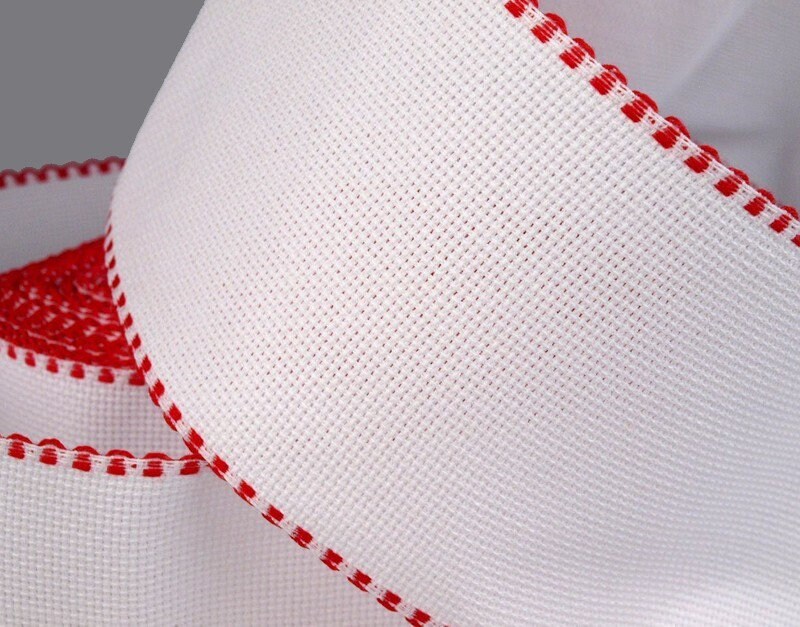 Aida Fabric Band / White Ivory String / Width 5710 Cm / Aida Etsy