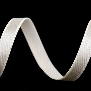 Cinta elástica esponja reversible ancha para costura 40 mm Blanco