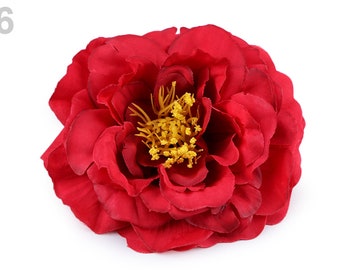 Big flower fabric 10cm / Many colors / Flower with subtle gradient, for hair clip or flower brooch, flowers for decoration