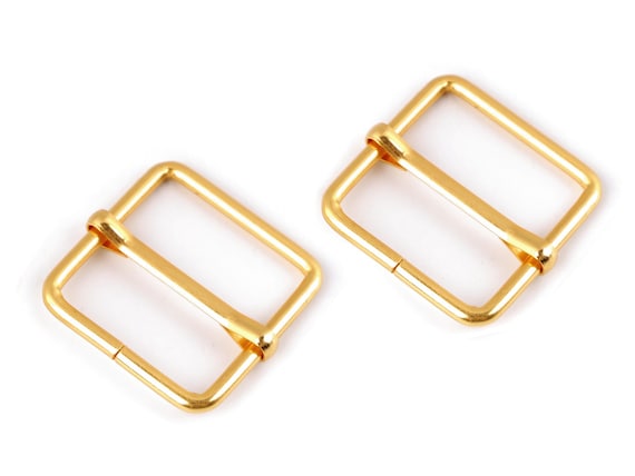 4 Boucles ajustables métal pour sangles épaisses de 20 ou 25 mm de large
