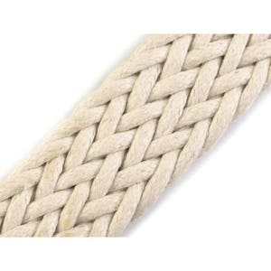 Braided cotton webbing tape / 25-30-35mm / Rope webbing strap, dog collar or leash webbing, handle webbing, bag webbing, shoulder bag handle