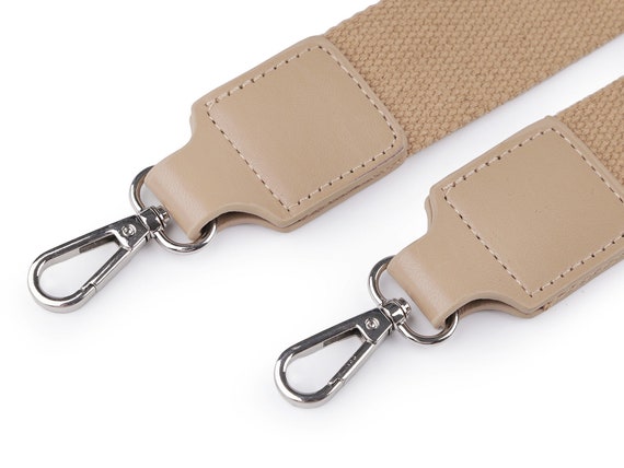 Criss Cross Black Bag Strap DIY Adjustable Replacement PU Leather
