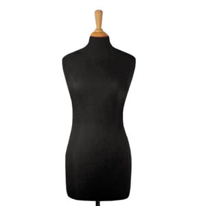 Housse mannequin lycra / noir, blanc, ivoire / Housse pour buste de mannequin / couverture de protection mannequin couturière image 4