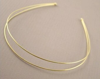 Silv double wire Alice / Tiara band