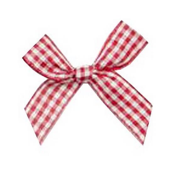 4 Gingham Bows 4cm / Many Colors / Ribbon for Bows,bow Ribbon,checkered Bow  Ribbons,plaid Bows,gingham Bow Ribbon 