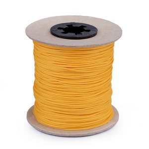 10M polyester touw Ø1,5mm / paracord, polyester koord, koord, veter 1376 light orange