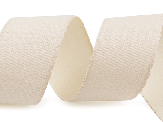 Bande de toile Aida 6 points/cm en coton avec bordure festonnée – broderie point de croix – au mètre