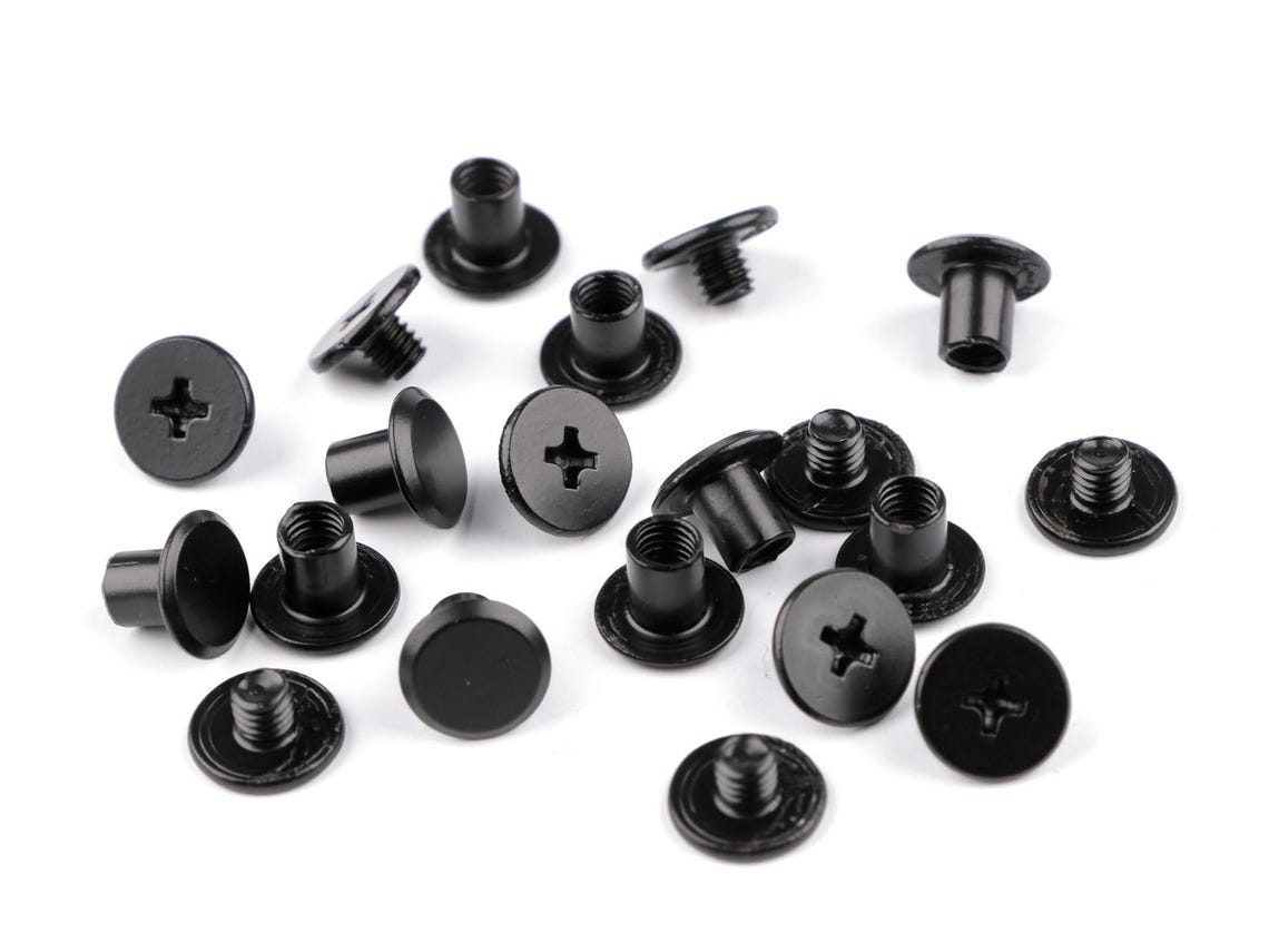 10 Saddle Rivets Ø10 Mm Silver Nickel or Pink Gold, Metal Rivet for ...