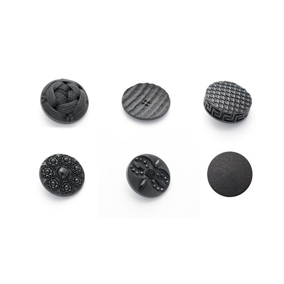 Large black sale buttons for coat