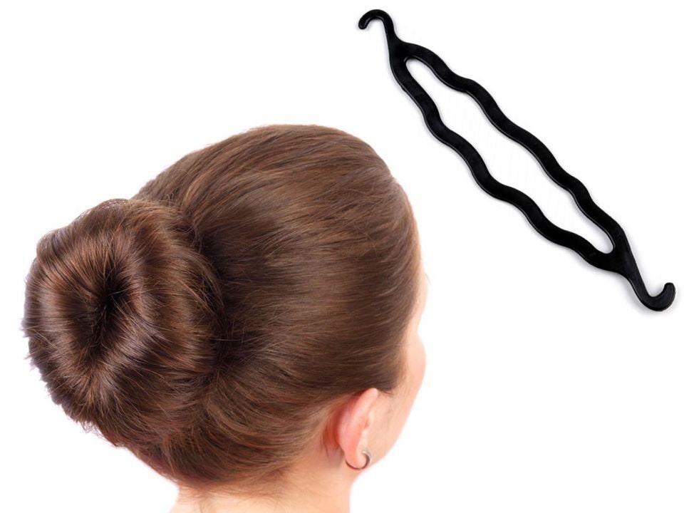 Hair Styling Bun Tail Maker Black Twist Tool For Styling Etsy