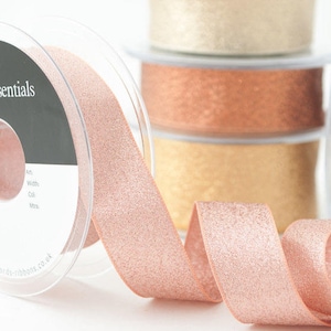3M nastro metallico lame / 3-7-20-25-40mm / argento, oro rosa, rame, oro / nastro scintillante lurex metalliche