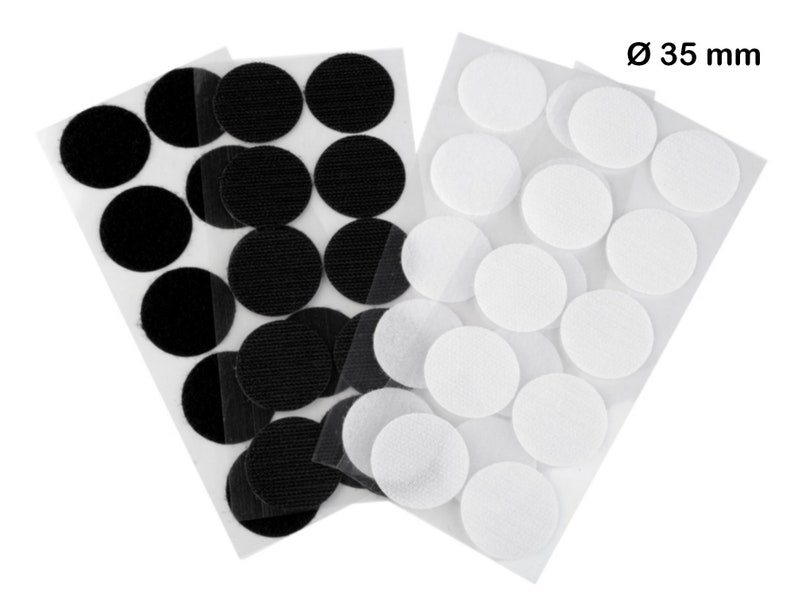 Hook And Loop Self Adhesive Dots, many shapes and colors / Scratch, hook-and-loop pads, scratch pads zdjęcie 1