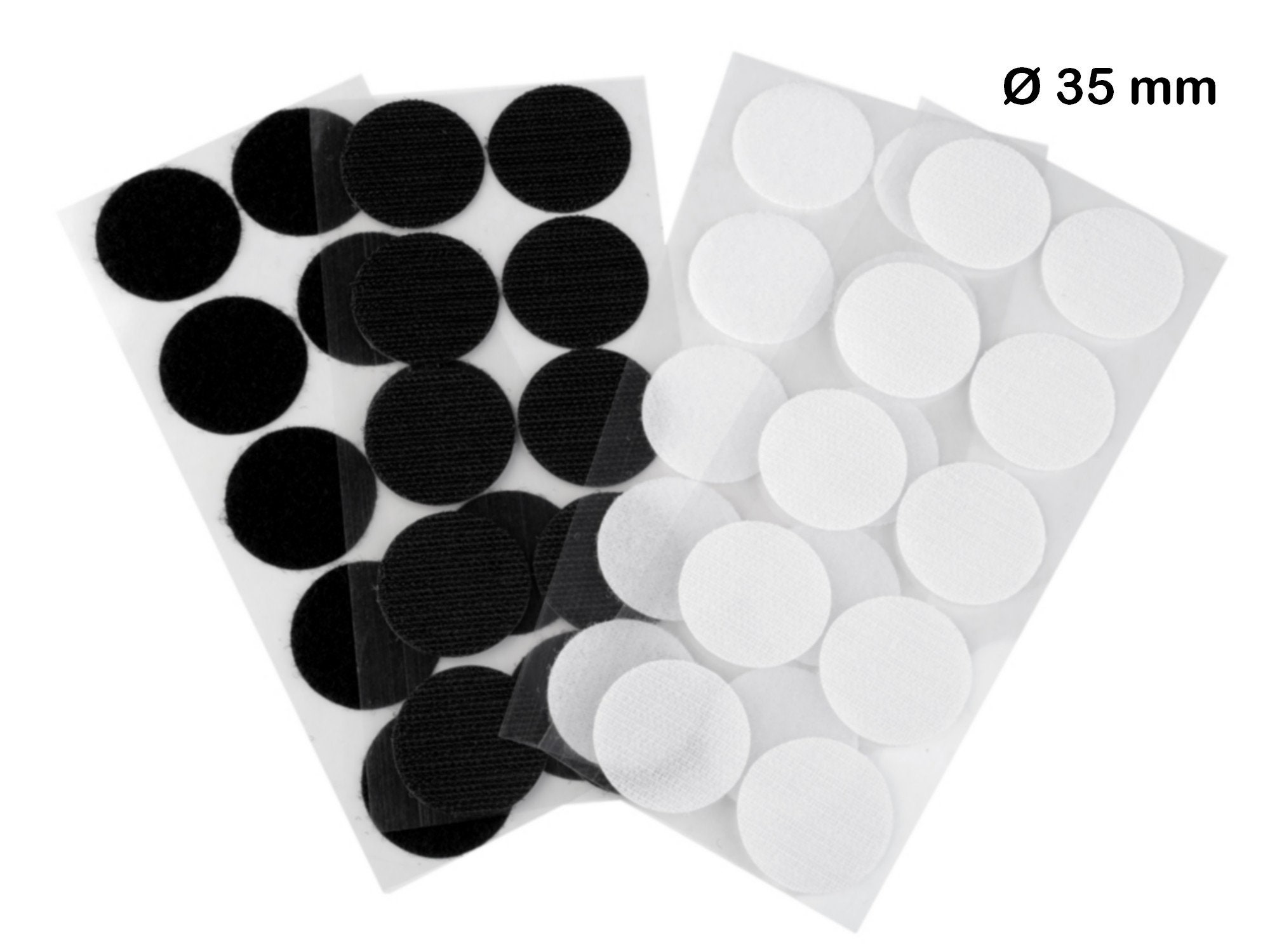 Buy 1440pcs(720 Pairs) 10mm Velcro Dots + 20mm Self Adhesive Dots Tapes  Sticky Back Coins Hook & Loop Magic Round Pads Craft Tape for Home School  Office(White) Online at desertcartINDIA