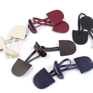 Coat Fastening with Toggle Horn Buttons