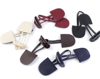 Coat Fastening with Toggle Horn Buttons