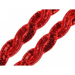 3M lustrini treccia di assetto 30mm / molti colori / motivi ornamentali, finiture strette, finiture tappezzeria, gimp intrecciato assetto