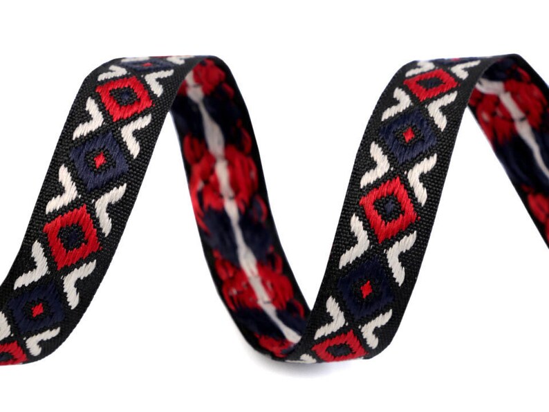 Woven Ribbon Folk Ribbon Indian Ribbon 3yd Woven Ribbon 0.59 Indian Pattern Ethnic Ribbon Colorful Ribbon Ribbon Bracelets