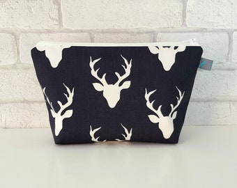 Stag Head Cosmetic Bag  * PRE-ORDER *
