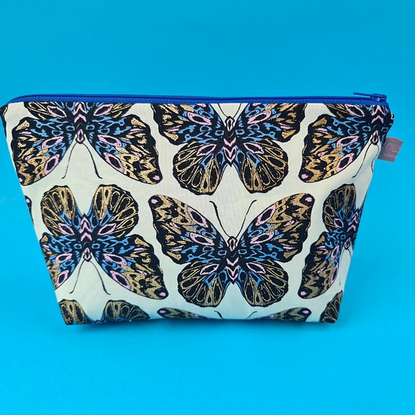 Stylish Metallic Butterfly Cosmetic Bag Wet Bag Makeup