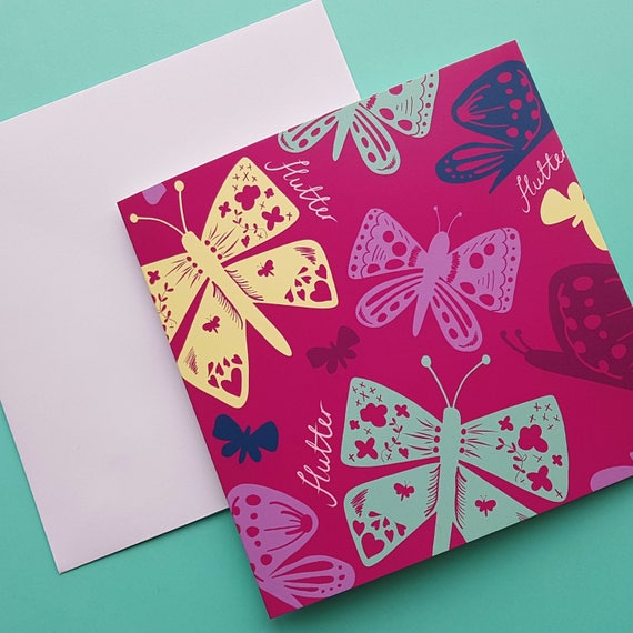 BUTTERFLY GREETING CARD