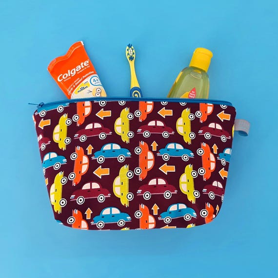 Boys Car Wash Bag Toiletry Pouch Wet Bag/Pencil Case