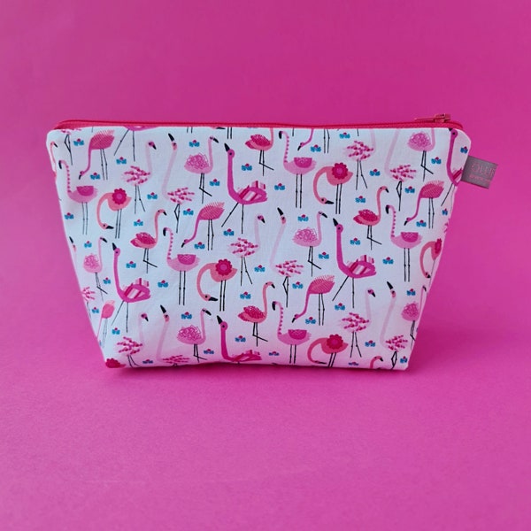 Flamingo makeup bag waterproof cosmetics bag ladies toiletry bag girls kids wash bag wet bag nappy pouch