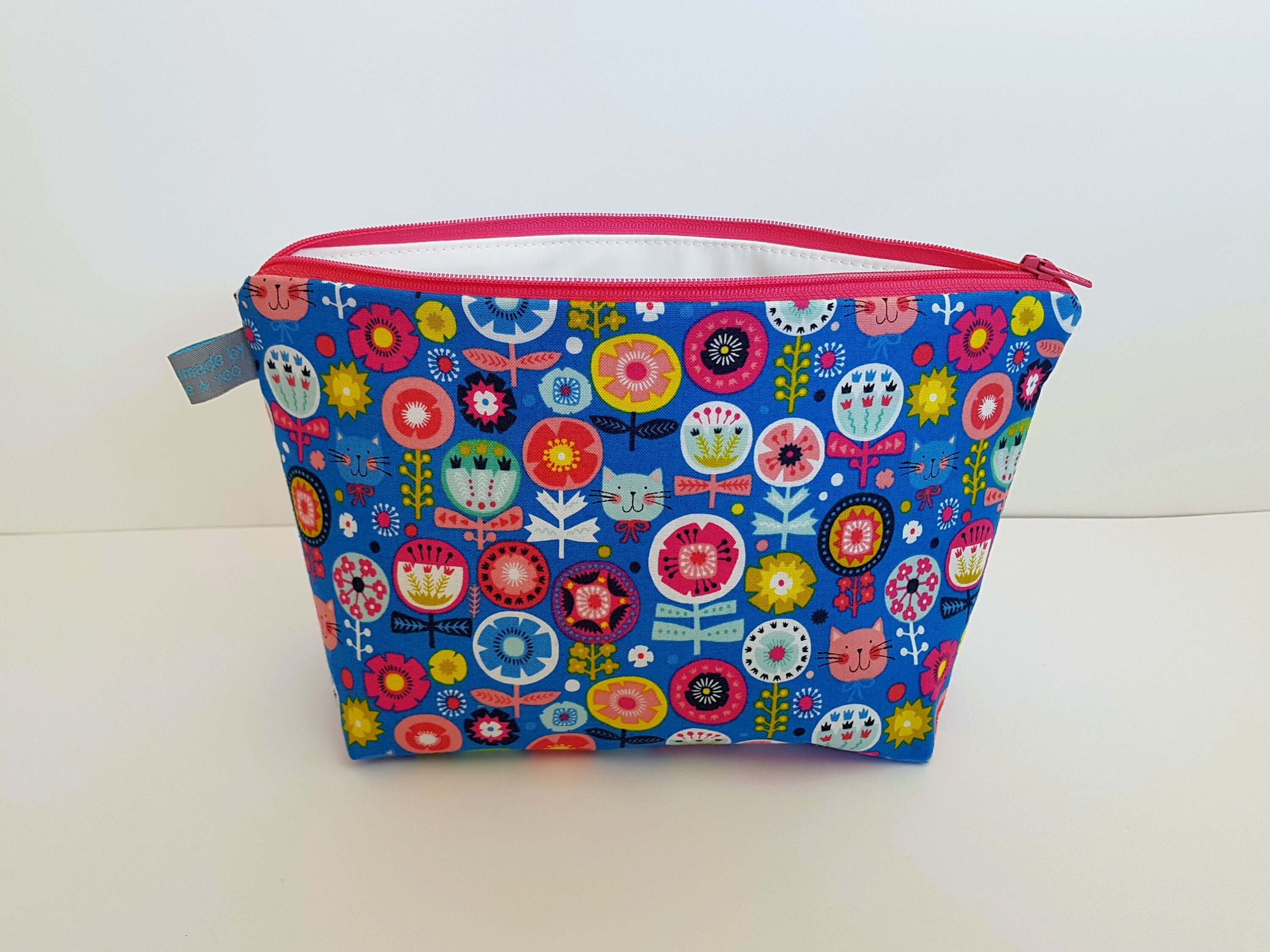 flower toiletry bag