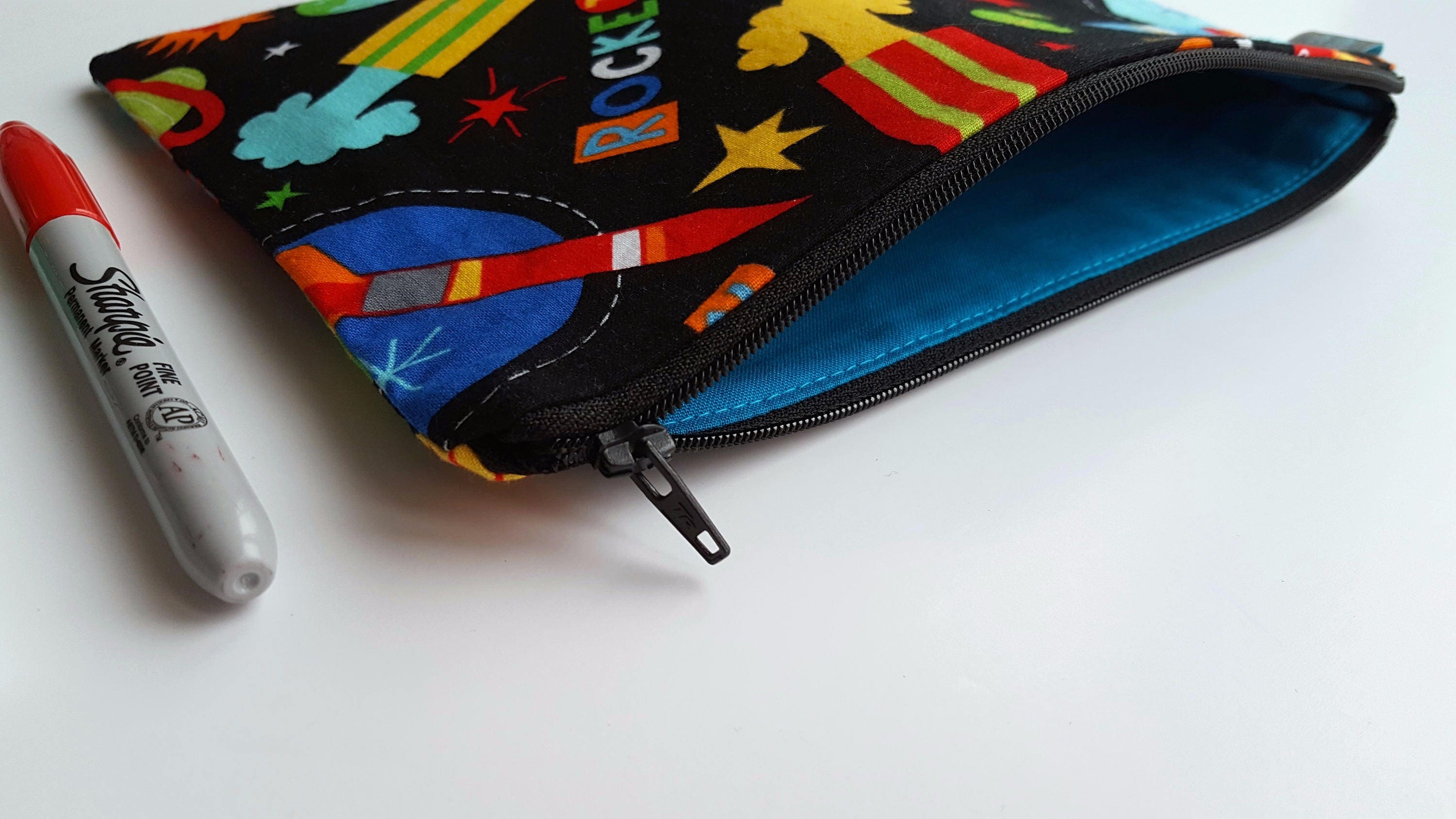 Rocket & Space Pencil Case
