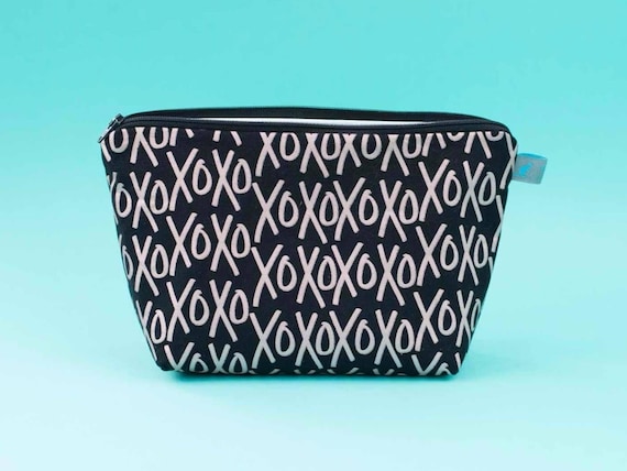 XOXO Rose Gold Cosmetic Bag, 2 sizes