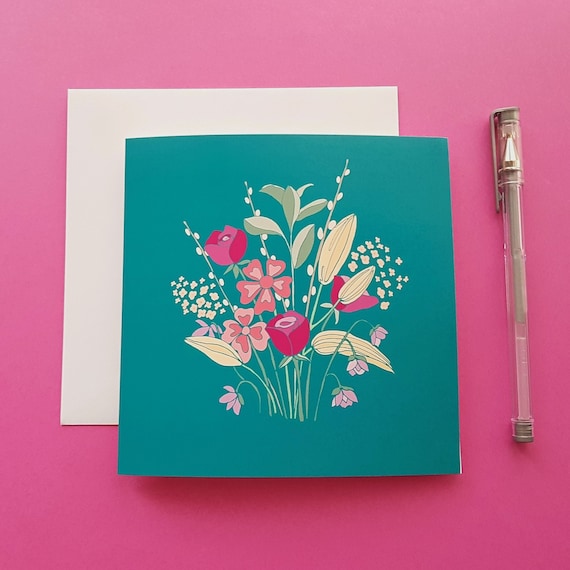 FLORAL BOUQUET CARD
