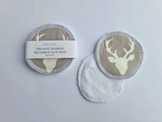 Reusable Face Wipes / Reusable Cotton Rounds / Reusable Face Pads / Face Scrubbies - Pack of 5