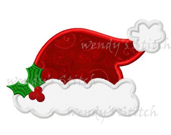 Santa hat embroidery  etsy Santa hat embroidery  etsy