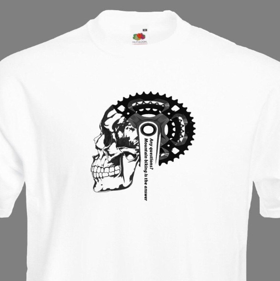 Downhill Mountain Bike Print High Quality Men's T-Shirt In Lowest Price main image 0