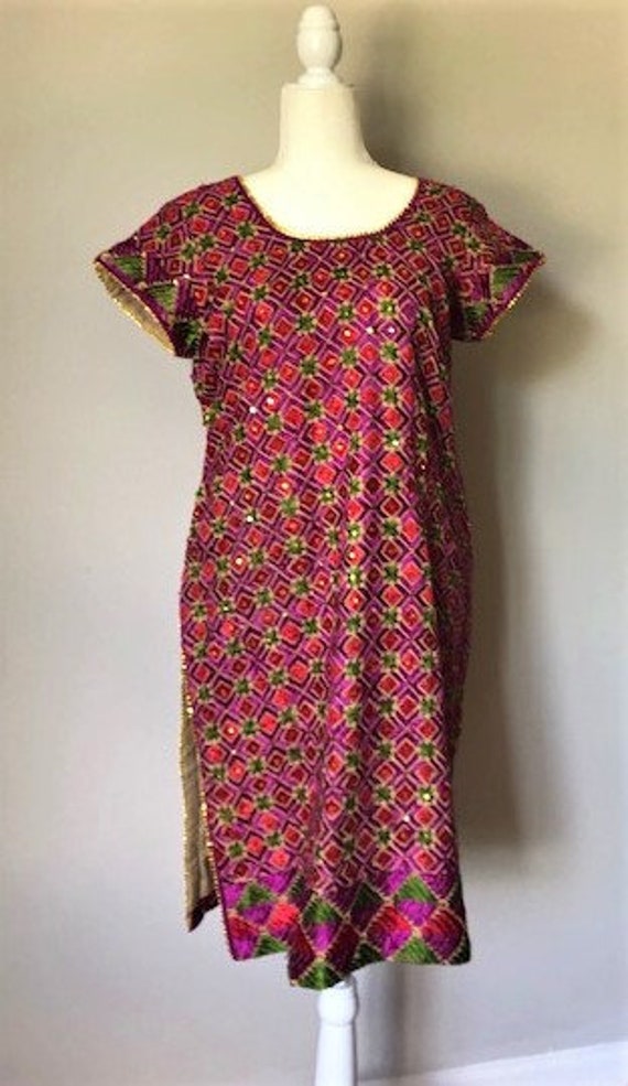 Handmade embroidered tunic