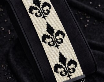 Loom Bead Pattern for Bracelet Fleur De Lis Seed Bead Cuff