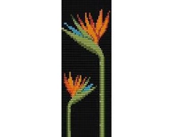 Instant Download Beading Pattern Peyote Stitch Bracelet Bird of Paradise Seed Bead Cuff