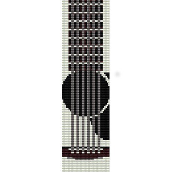 Téléchargement instantané Perles Motif 2 Goutte Peyote Point Bracelet Guitare Minimaliste Graine Perle Manchette