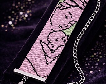 Loom Bead Pattern for Bracelet Mothers Love Seed Bead Cuff
