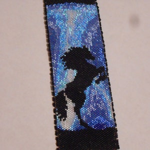 Instant Download Beading Pattern Peyote Stitch Bracelet Thunder Horse Seed Bead Cuff image 2