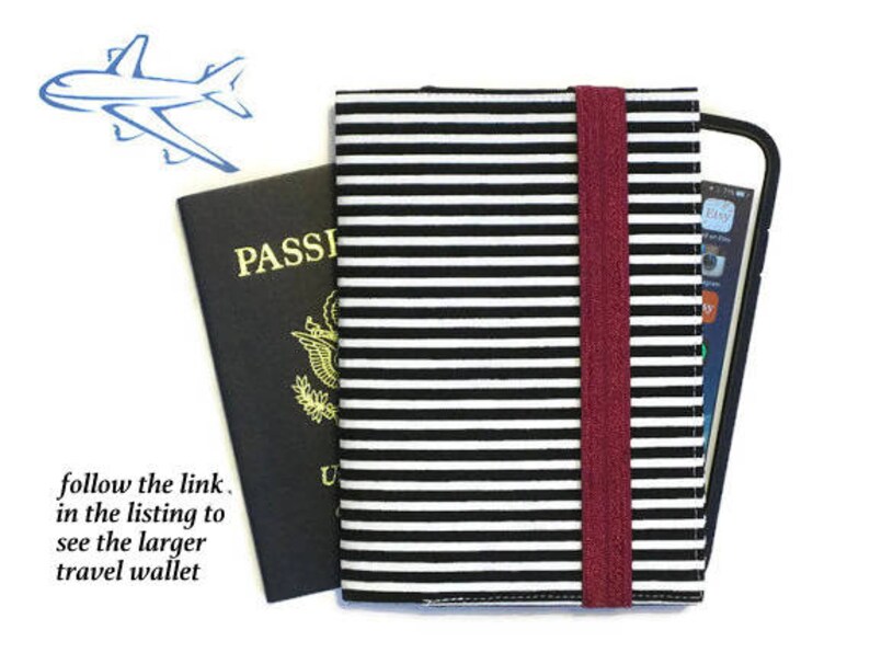 Passport Wallet Boarding Pass Holder Travel Document Holder Etsy