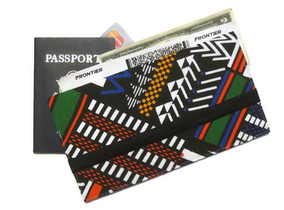 Personalized Fabric African Safari Passport Holder