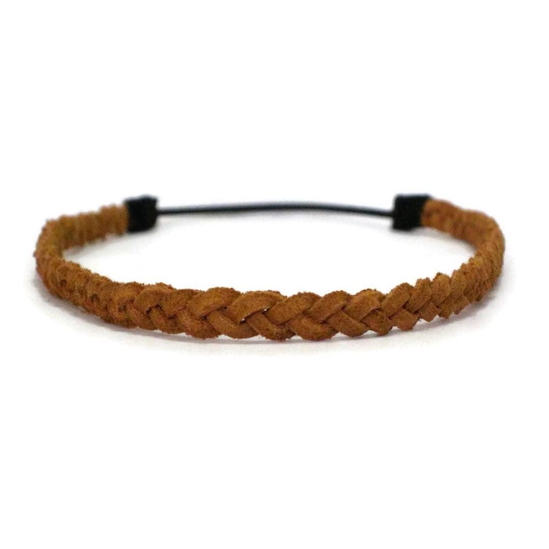 Henri Bendel Tan Leather adjustable headband with Braided Design henri bendel | Accessories | Henri Bendel Tan Leather  main image 3