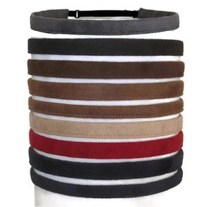 VELVET HAIR BAND BROAD TAUPE VELVET HAIR BAND BROAD TAUPE