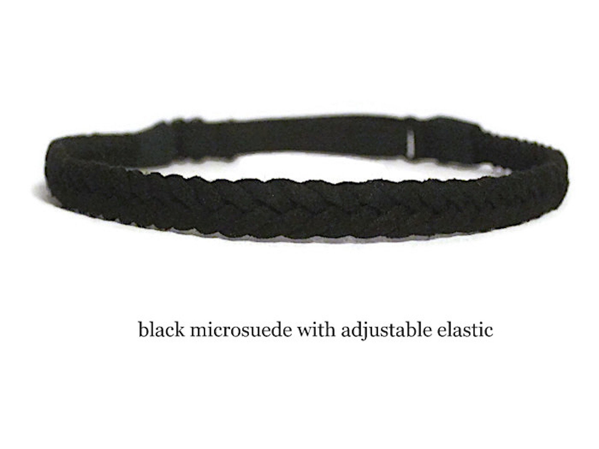 Faux Suede Braided Headband With Comfortable Elastic - Etsy