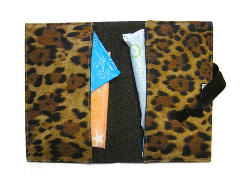 Leopard Tampon & Pad Holder for Women and Teens / Discreet Etsy