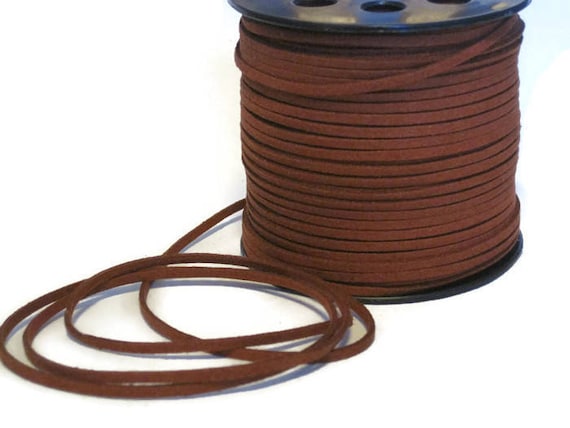 Suede Cord Faux Leather Lace Stringing Craft Jewelry 3mm X 1.5mm You Pick Color